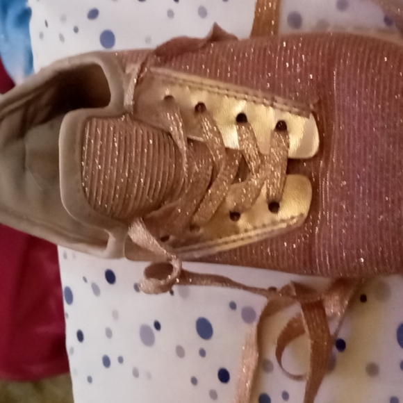 Gold Kids Shoes - Picture 2 of 3